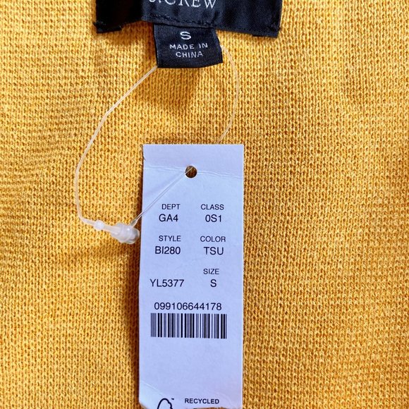 J.Crew Squareneck mini sweater-dress Sz Small NWT - Picture 5 of 5